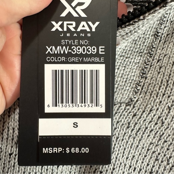 XRay Jeans Mens High Neck Quarter Zip Long Sleeve Sweater Small - Picture 6 of 7